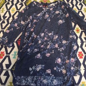 LC Lauren Conrad • Runway Floral Shirt